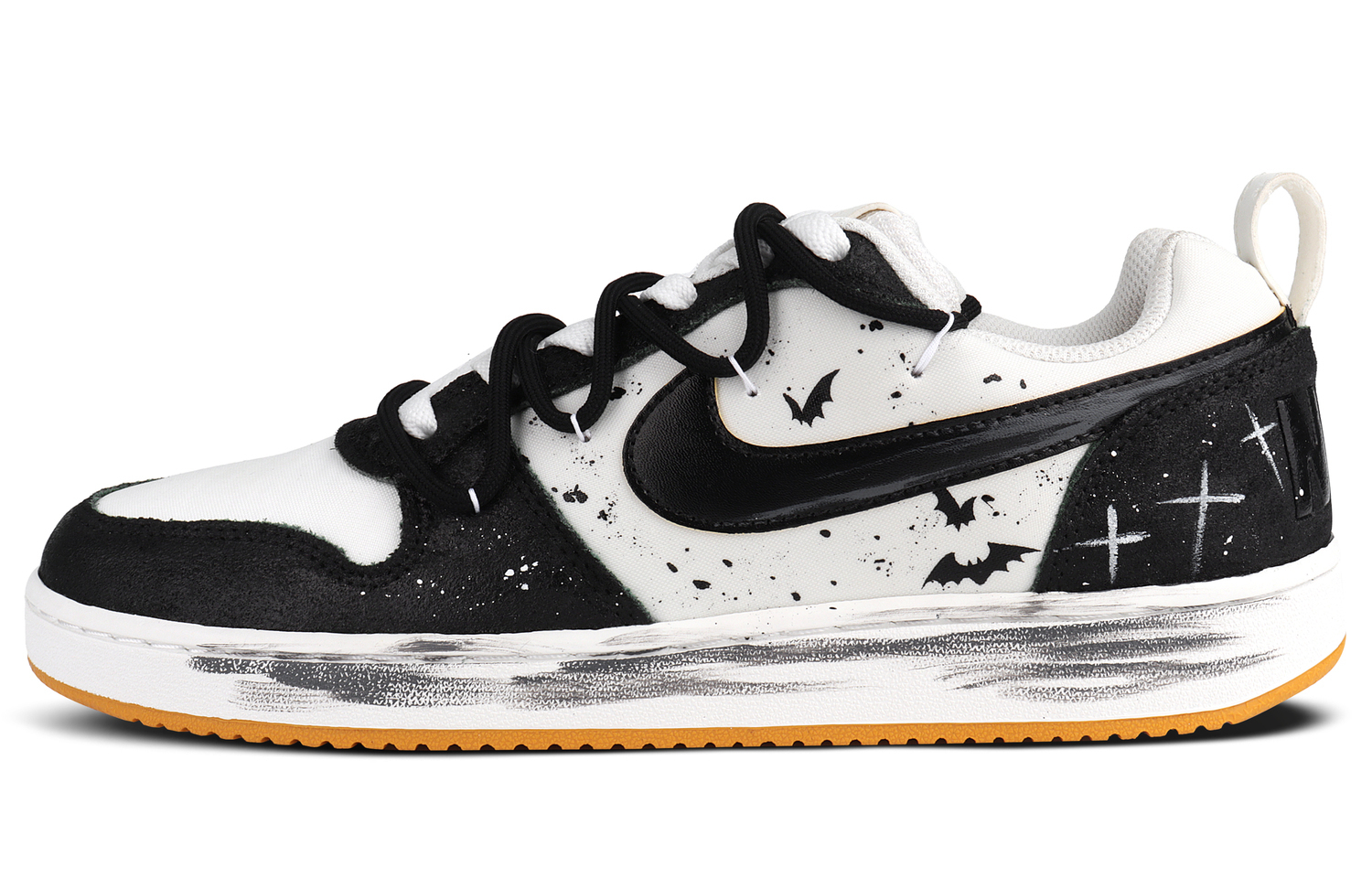 

Nike Кроссовки для скейтбординга Court Borough Abrasion Resistant Low top мужские белый черный