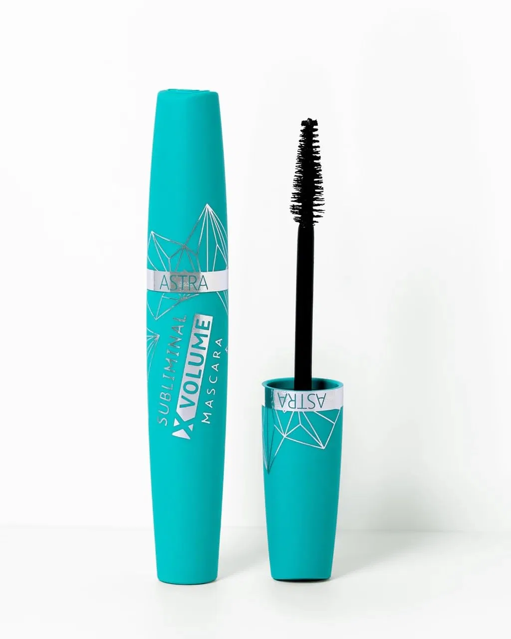 Водостойкая тушь для ресниц Astra Subliminal Mascara X Volume, черная, 11 мл Astra