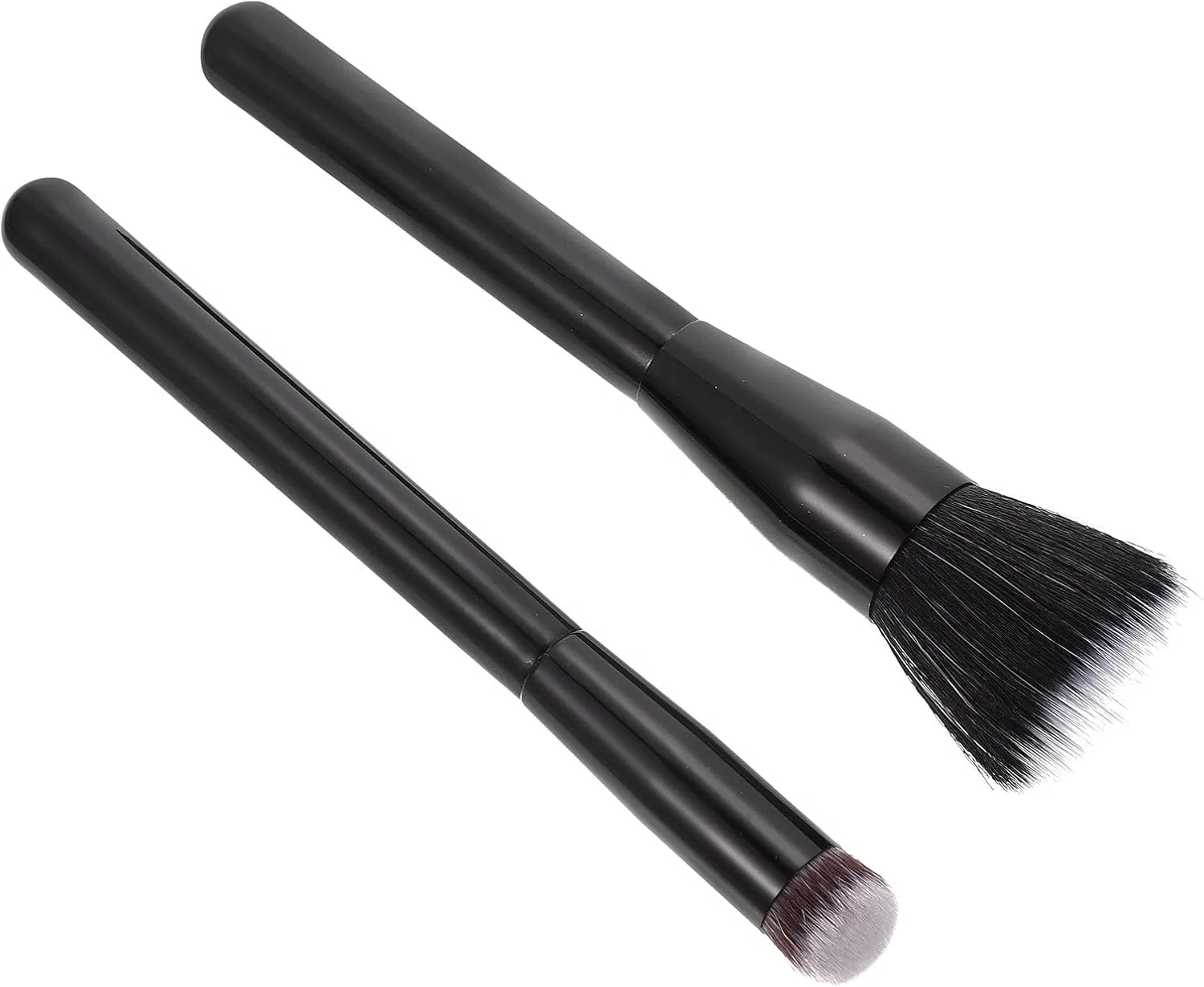 Кисть для румян Flat Head, 2 шт., LALADEFIEE, деревянная ручка