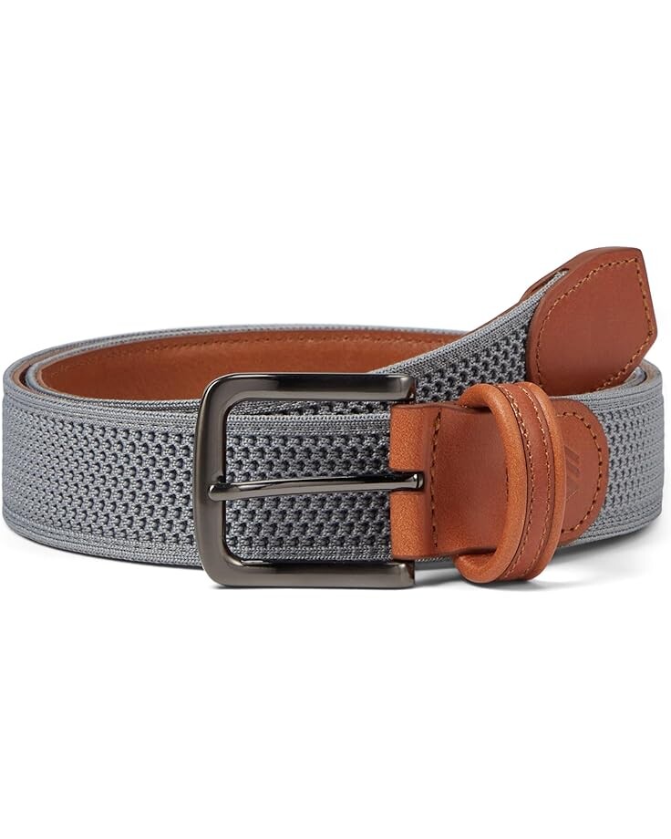 

Ремень Johnston & Murphy Amherst Knit Belt, серый