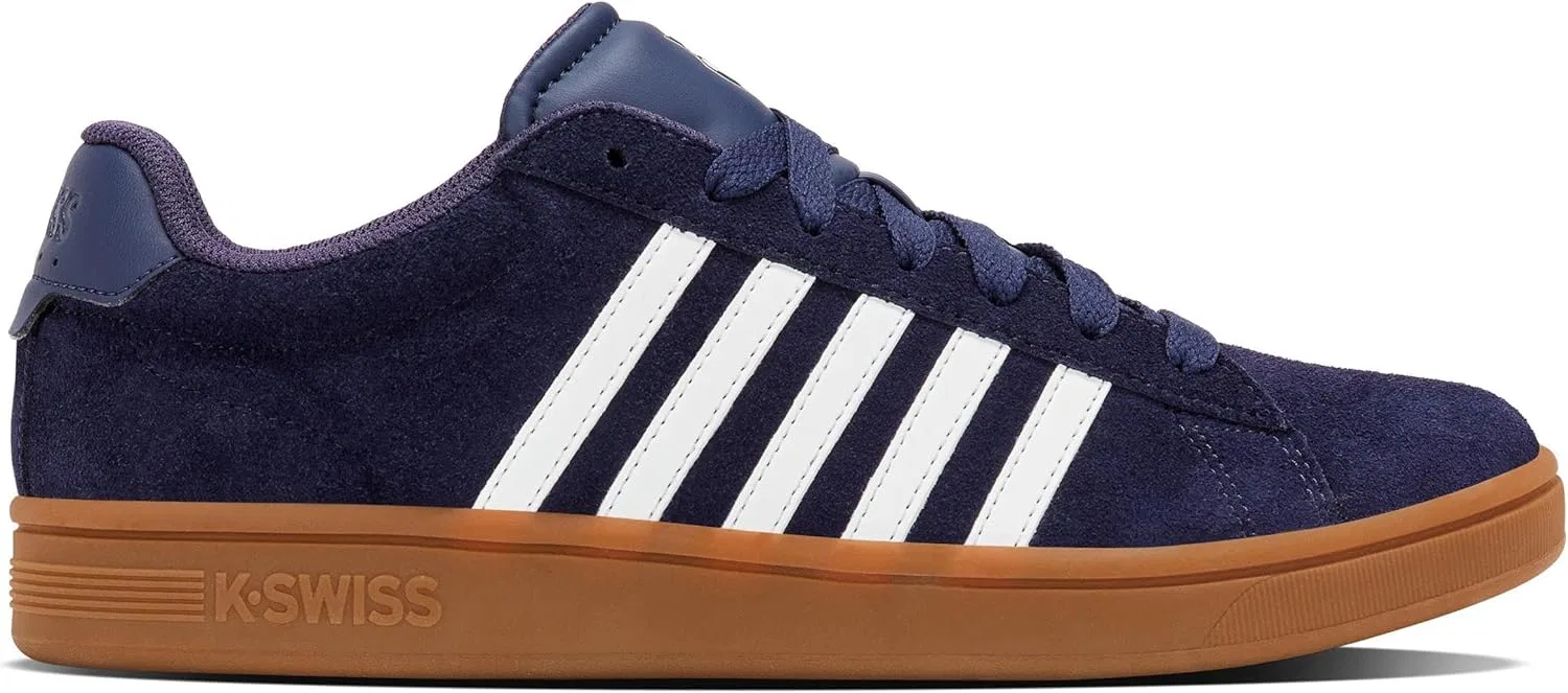 Мужские кроссовки K-Swiss Court Tiebrk II, Naval Academy Bright White Gum