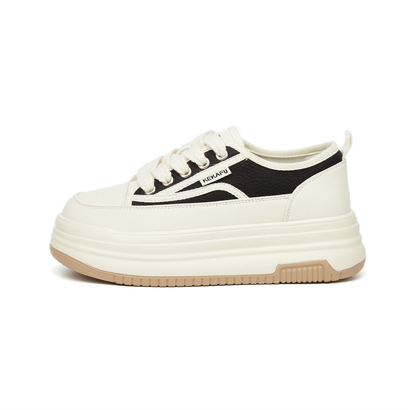 

Кроссовки KEKAFU Skateboarding Shoes Women's Low-top, бежевый/черный