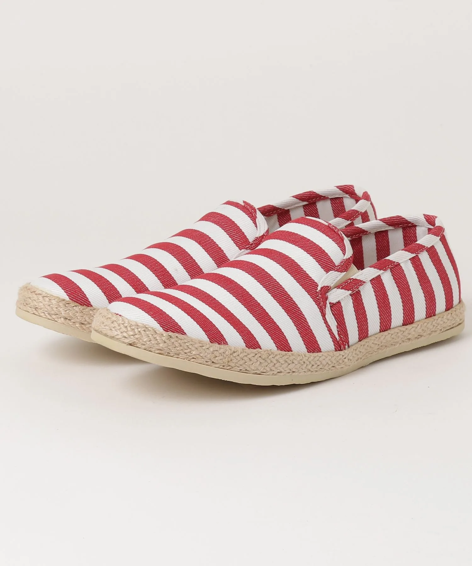 Мужские слипоны с бордером Dedes Jute red