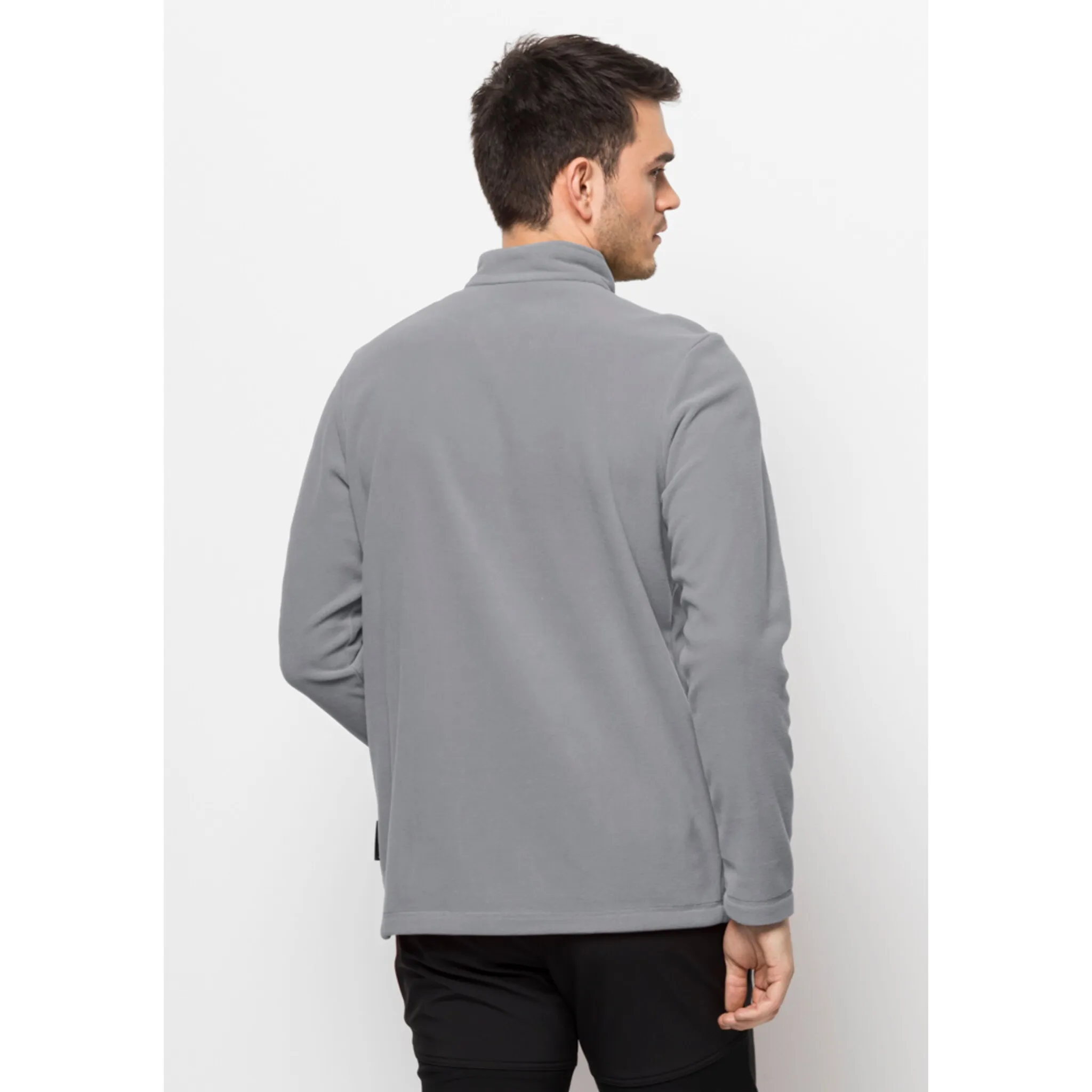 

Свитер с воротником стойкой Jack Wolfskin "TAUNUS HZ M", серый