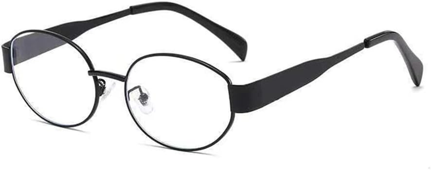 

Ретро овальные солнцезащитные очки для женщин и мужчин, круглые, в стиле панк, с золотой металлической оправой, очки для вождения, прозрачные линзы, защита от УФ-излучения UV400 KTUCN, Blackclear