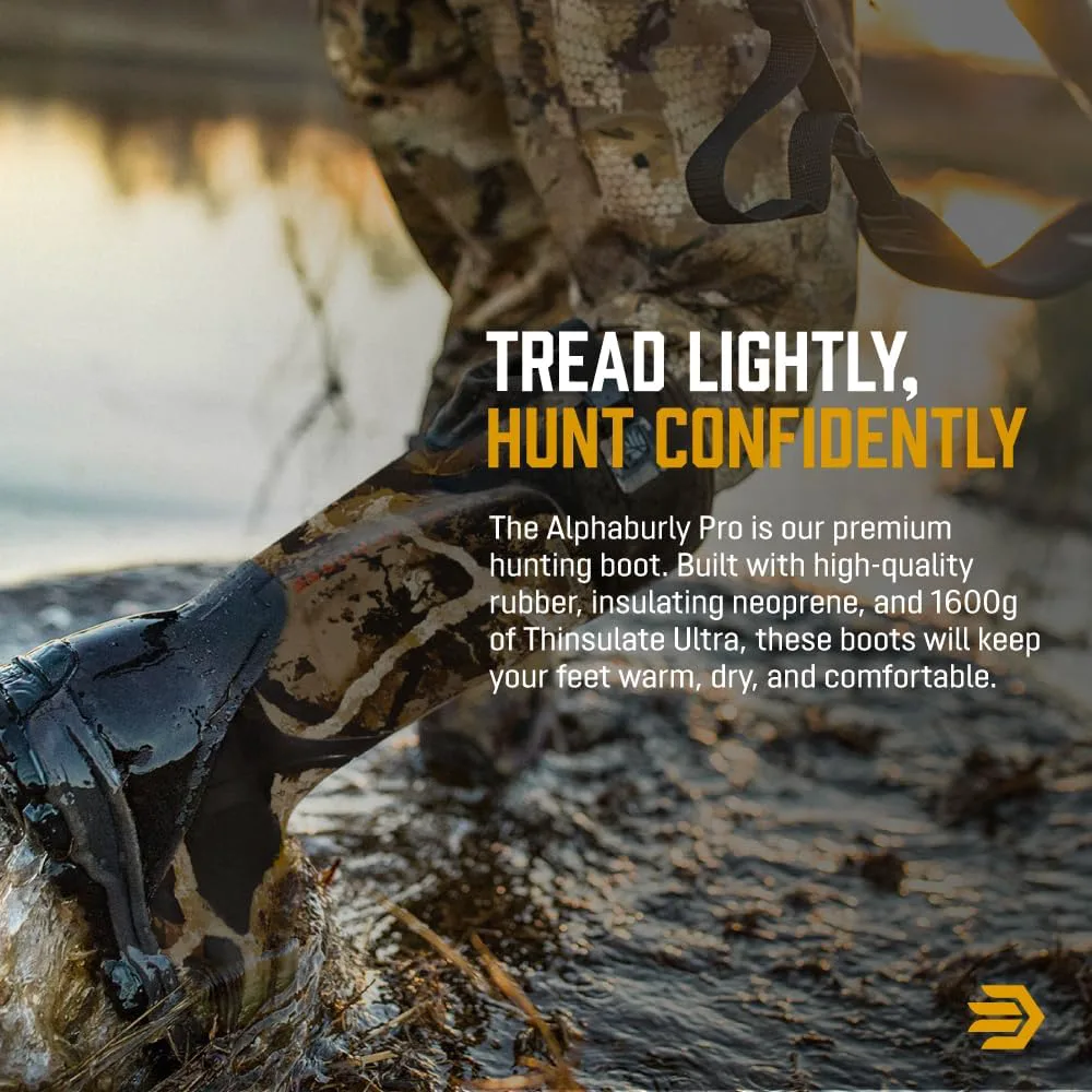 

Охотничьи утепленные ботинки LaCrosse Alphaburly Pro 18" для мужчин с водонепроницаемой резиной, утеплителем Thinsulate 1600G и подошвой из ЭВА, First Lite Cipher