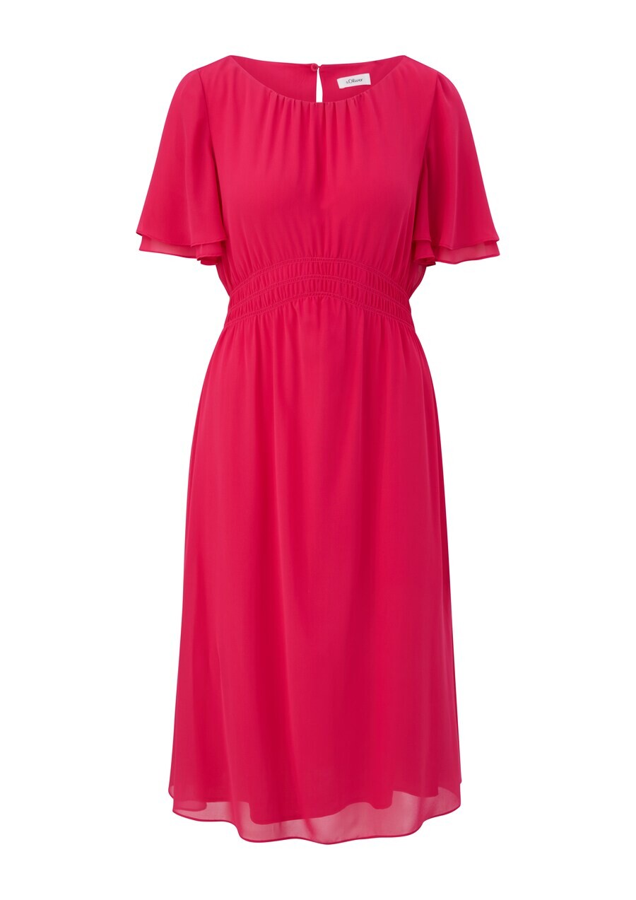 

Платье миди s.Oliver BLACK LABEL Dress, цвет raspberry