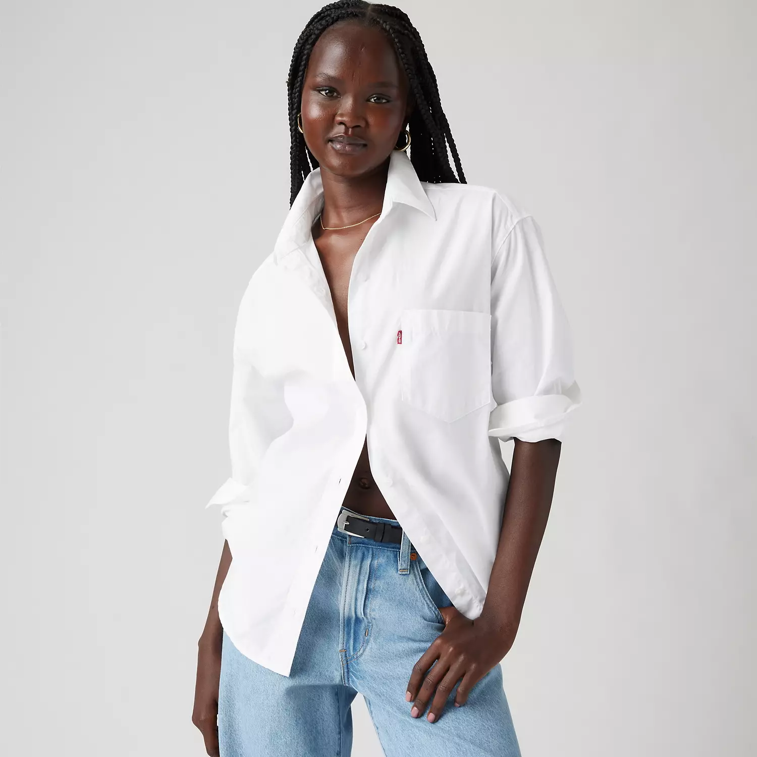 

Футболка Harlie Boyfriend Levi's, цвет Bright White