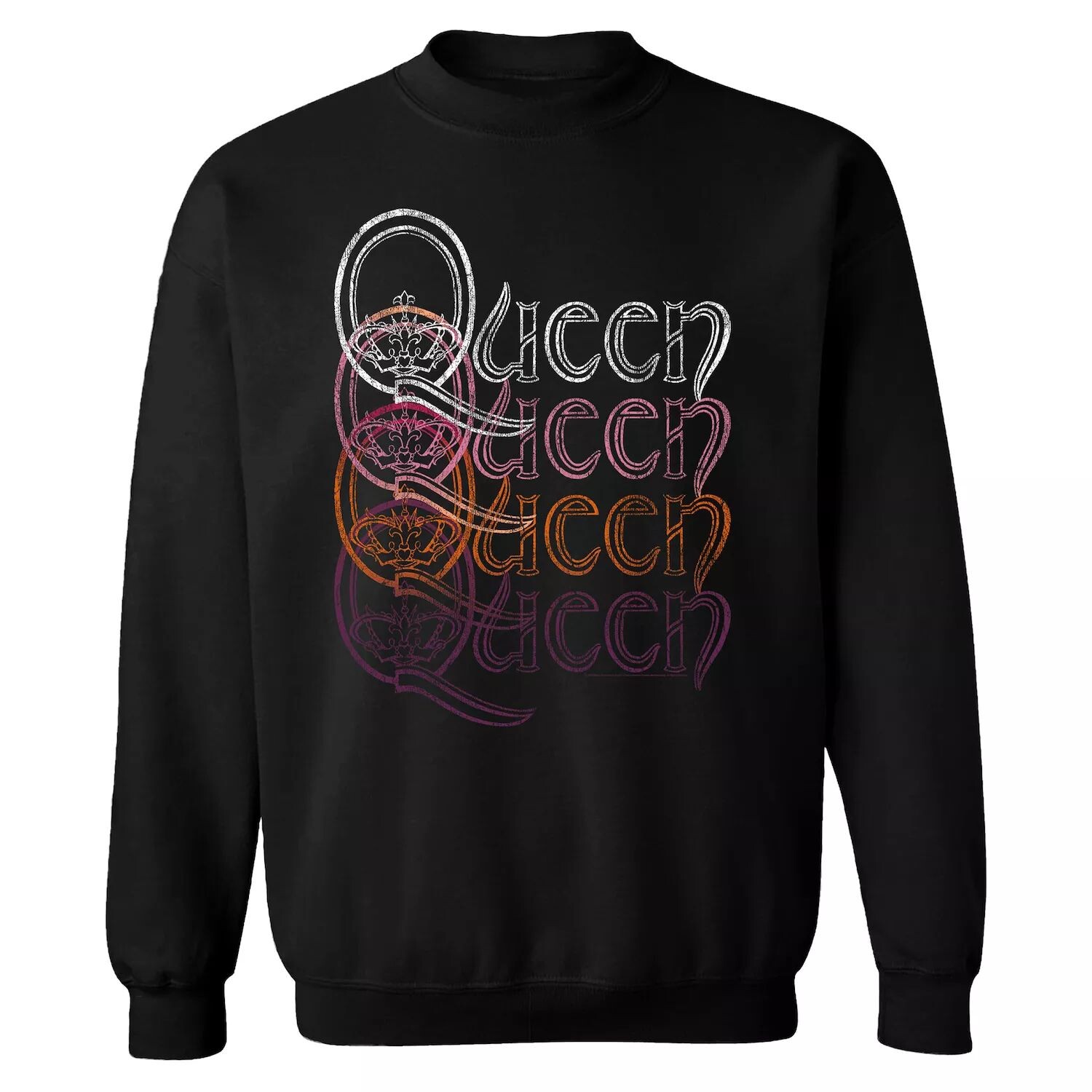 

Мужской свитшот с повторяющимся логотипом Queen Licensed Character