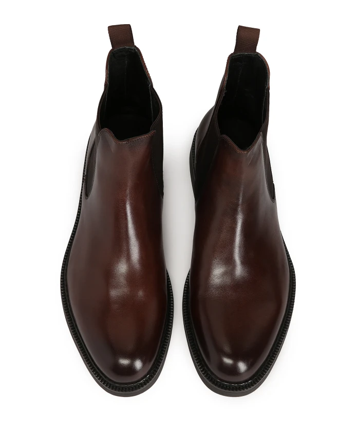 Мужские тапочки Slip-On e с пяткой на пятке Kazar, коричневый — фото 4