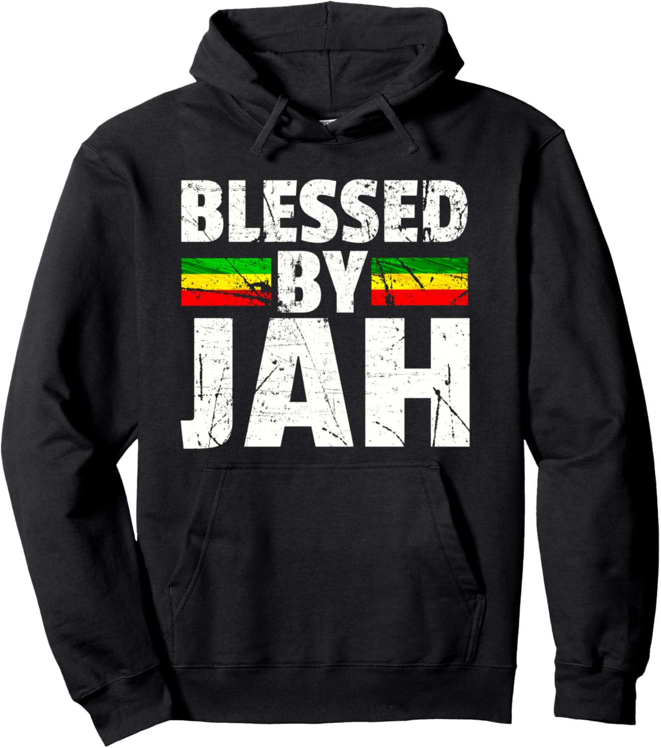 

Подарок: Худи с принтом Благословлен Джа в стиле раста-регги Rastafari Rasta Reggae Designs, черный