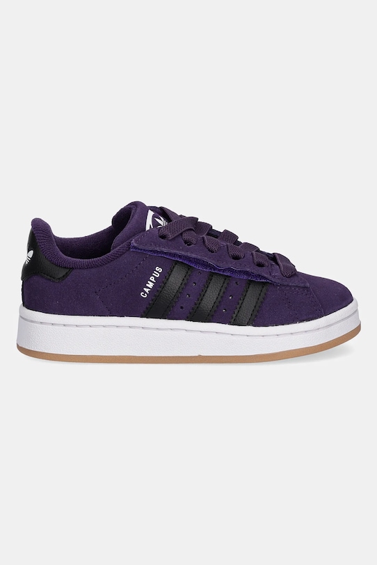 Детские замшевые кроссовки Campus 00s Adidas Originals, фиолетовый — фото 2