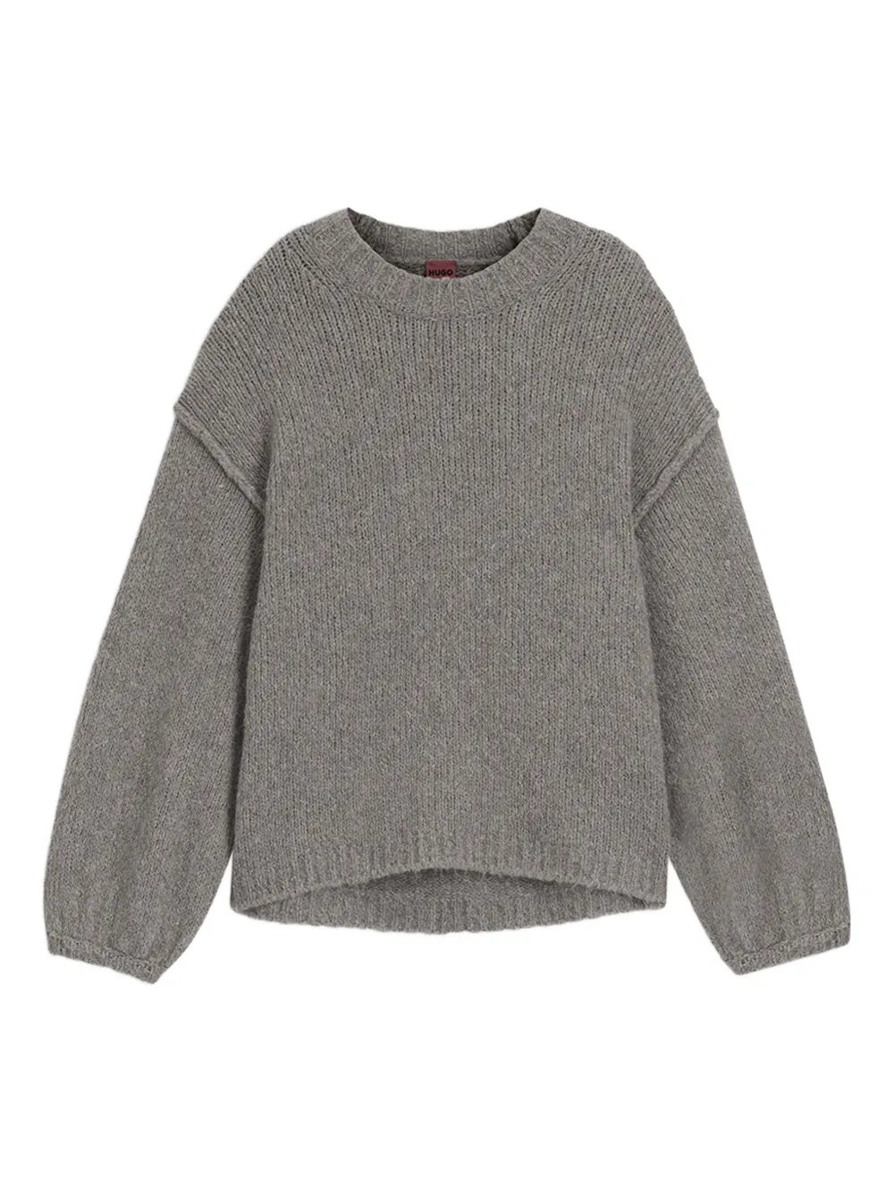 

Свитер с отделкой швами Hugo, нейтральный