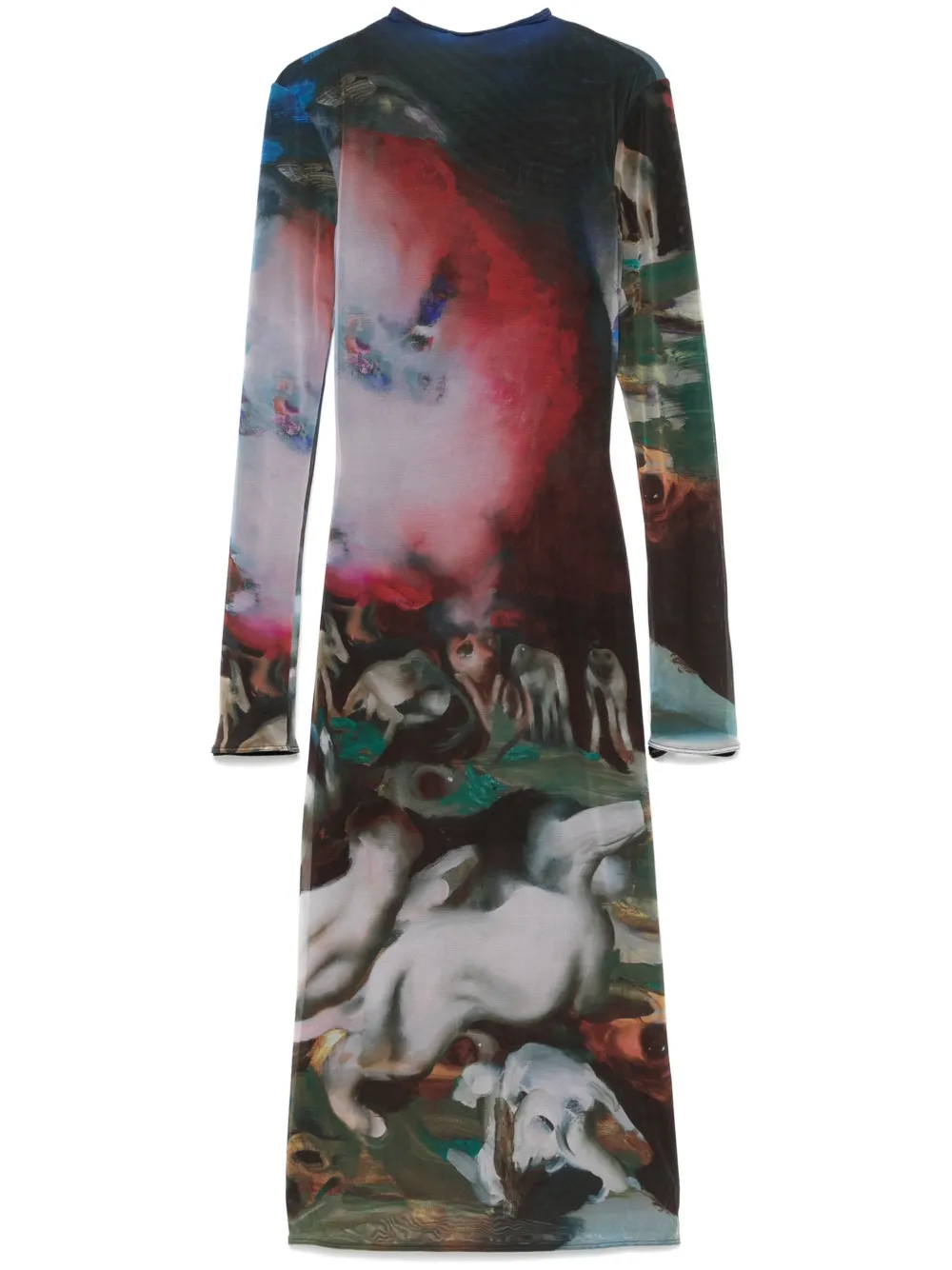 

Платье миди Impossession из коллаборации с Ambera Wellmann Mugler, синий