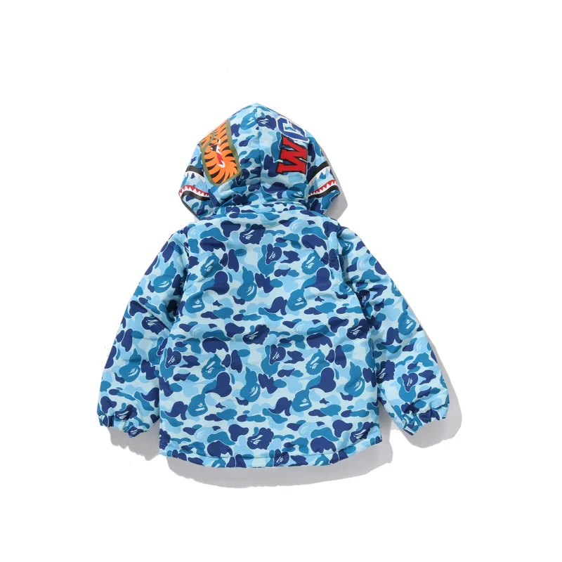 Куртка FW25 для детей 3-7 лет A BATHING APE, зеленый GRX — фото 4