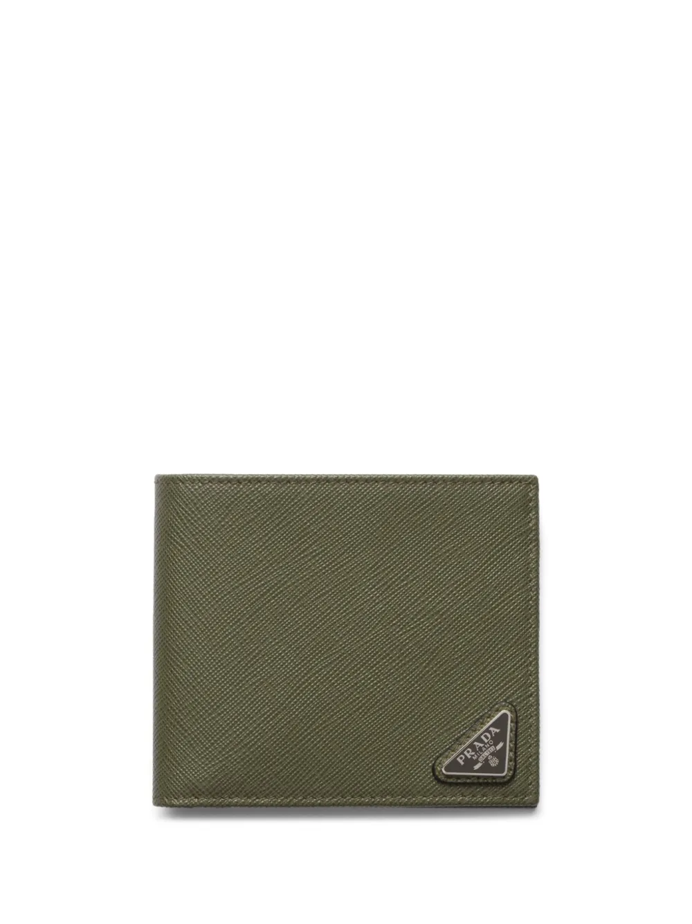 

Бумажник из сафьяновой кожи Prada, зеленый