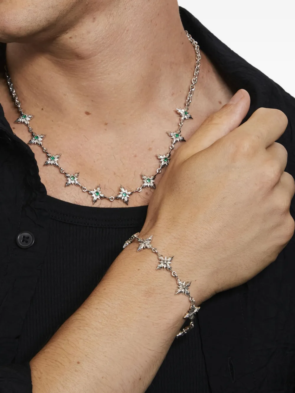 

Браслет Stella Ventis с звездным мотивом Emanuele Bicocchi, серебристый