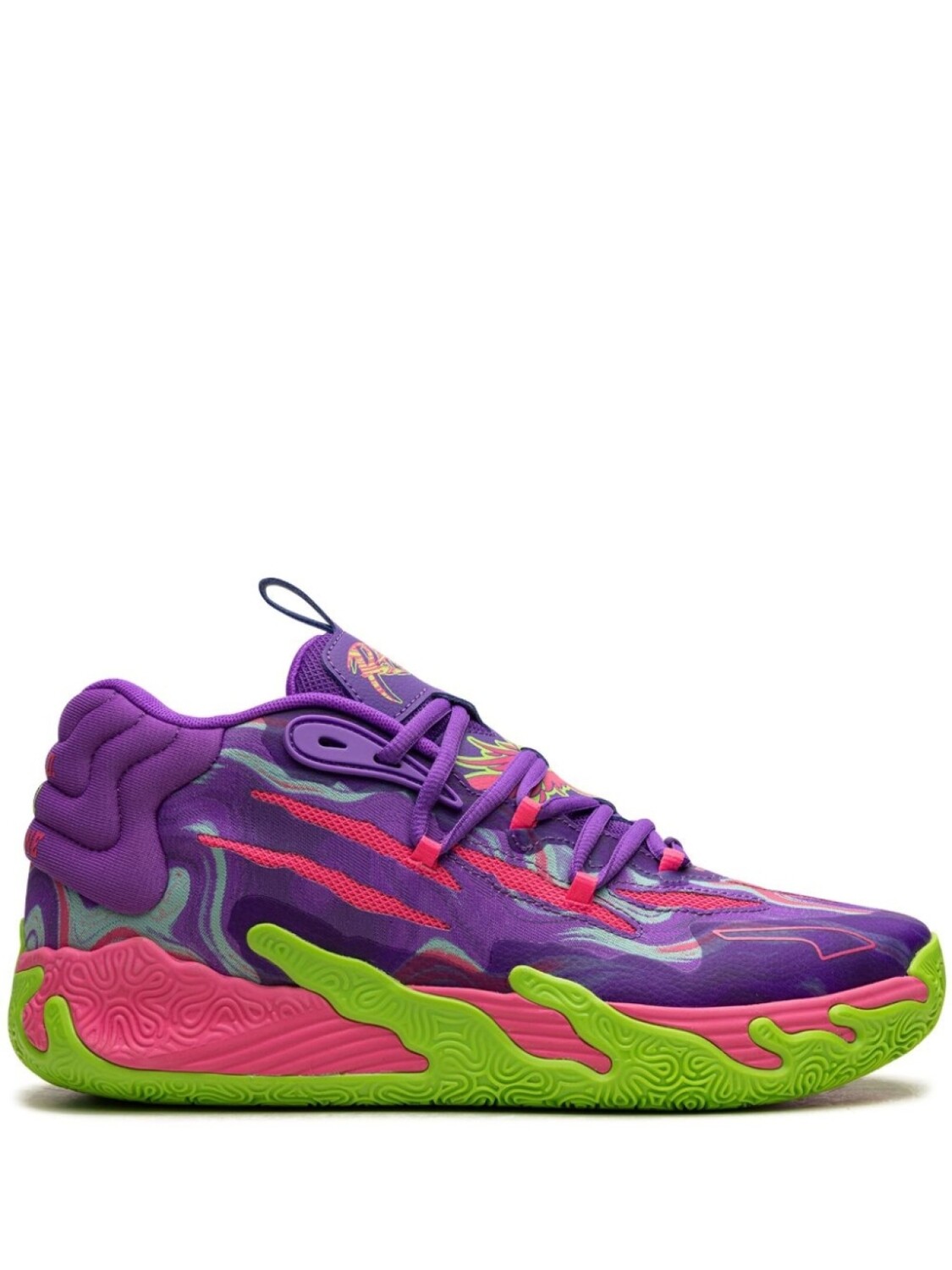 

Кроссовки MB.03 Toxic Purple Glimmer/Green Gecko PUMA, фиолетовый