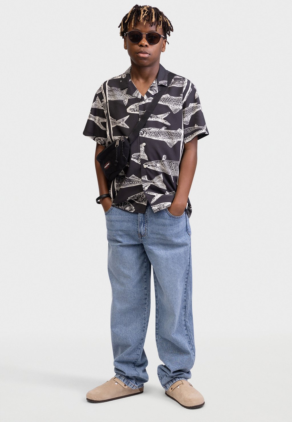 

Рубашка TELIAM BOXY FIT Redefined Rebel, черный