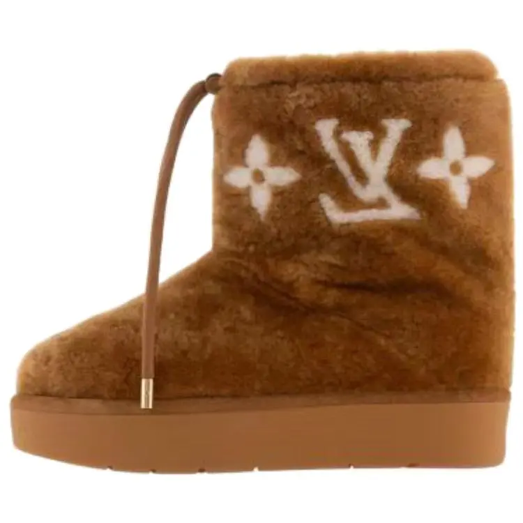 Ботинки женские серии SKI Skiing, коричневый Louis Vuitton