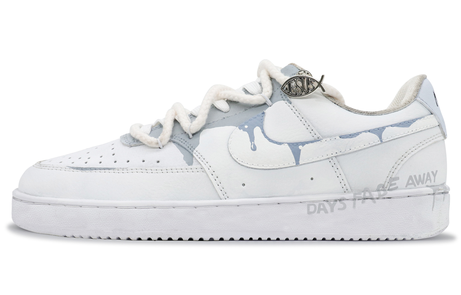 

Nike Court Vision 1 амортизирующие износостойкие низкие кроссовки для скейтбординга мужские white