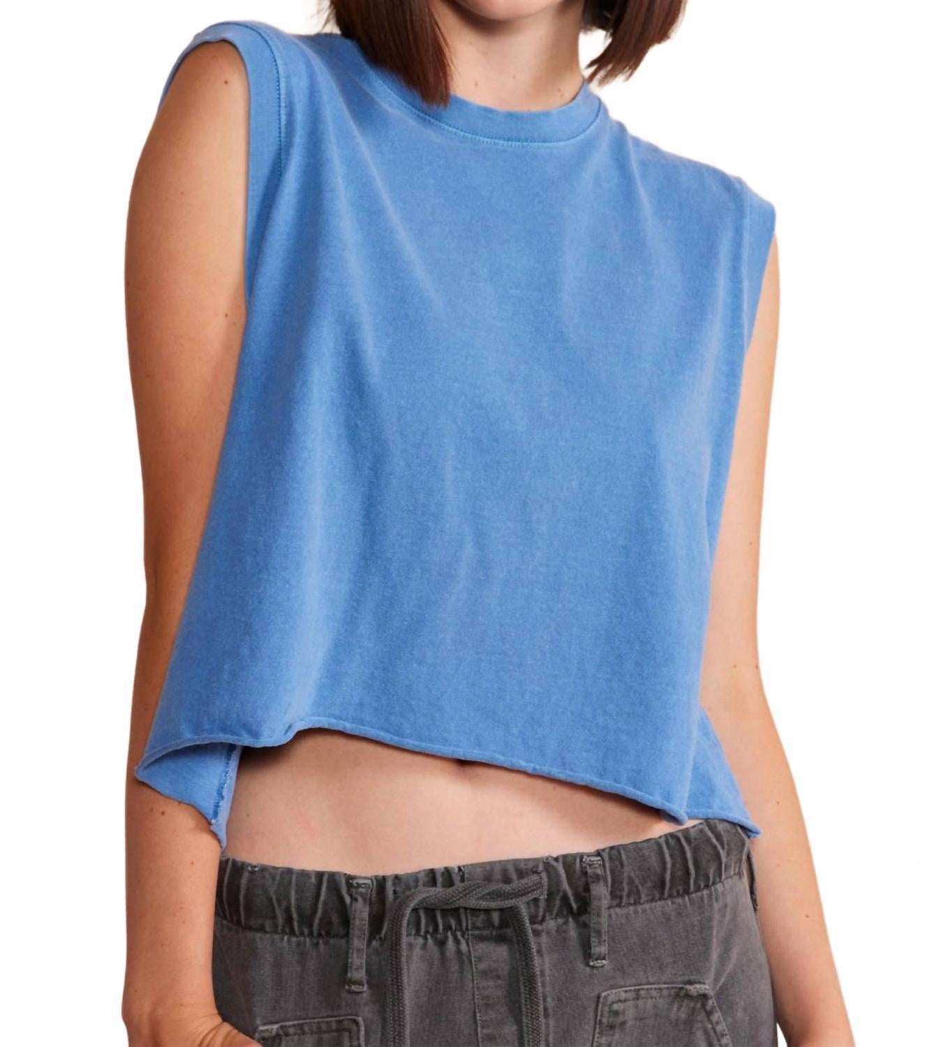 

People of Leisure Майка Ana, цвет французский синий