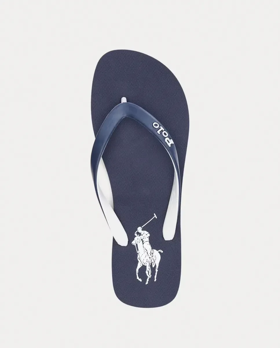 Мужские шлепанцы BOLT типа флип-флоп Polo Ralph Lauren, темно-синий — фото 4
