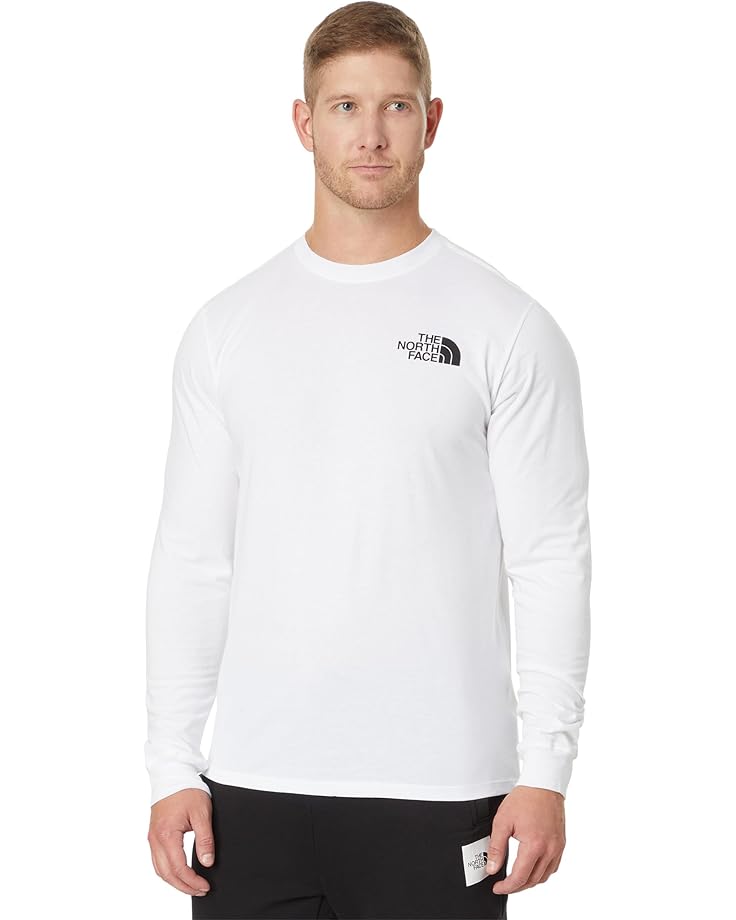 

Футболка The North Face L/S Box NSE Tee, цвет TNF White/Art