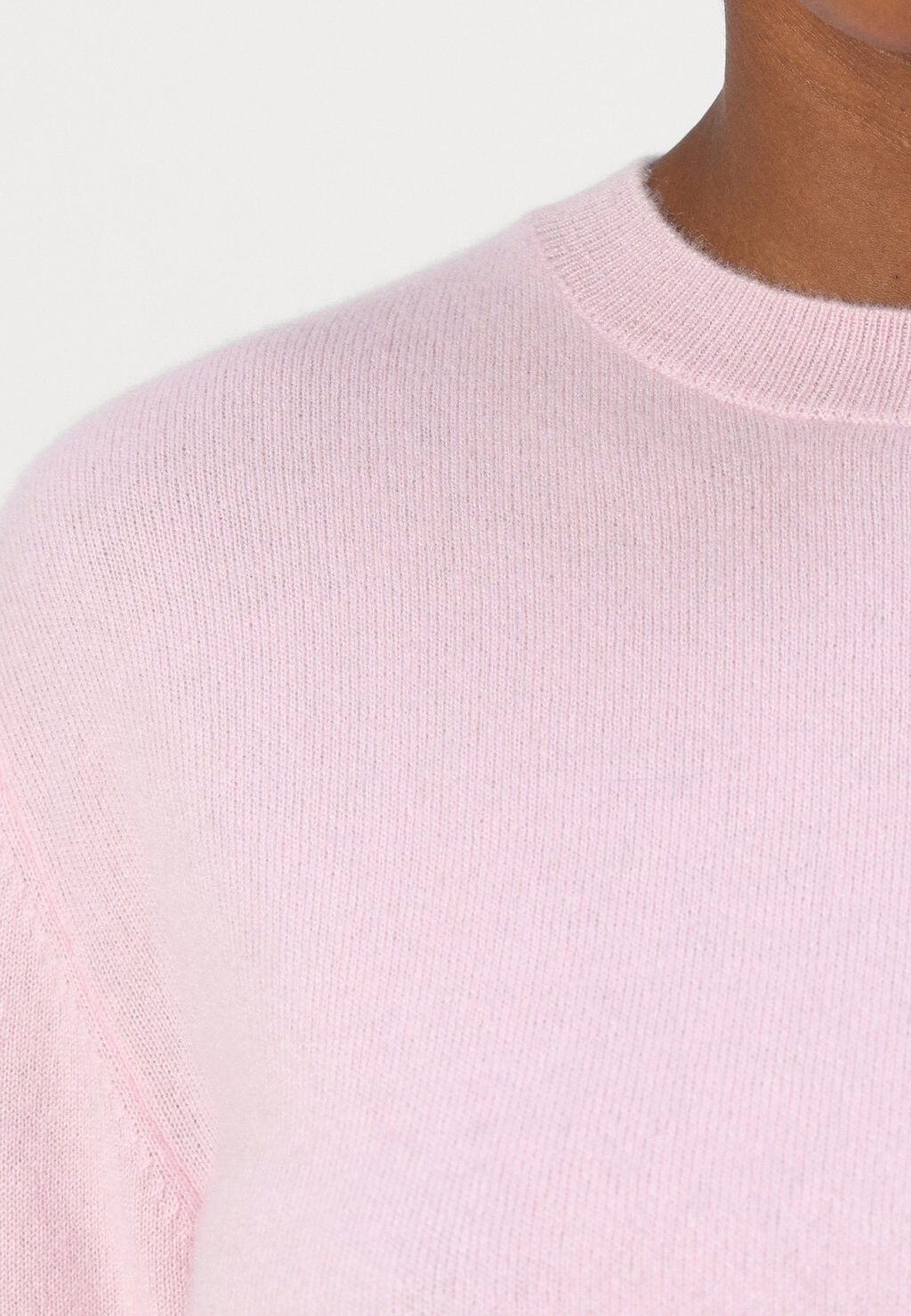 

Джемпер CROP LONG SLEEVE pure cashmere, розовый