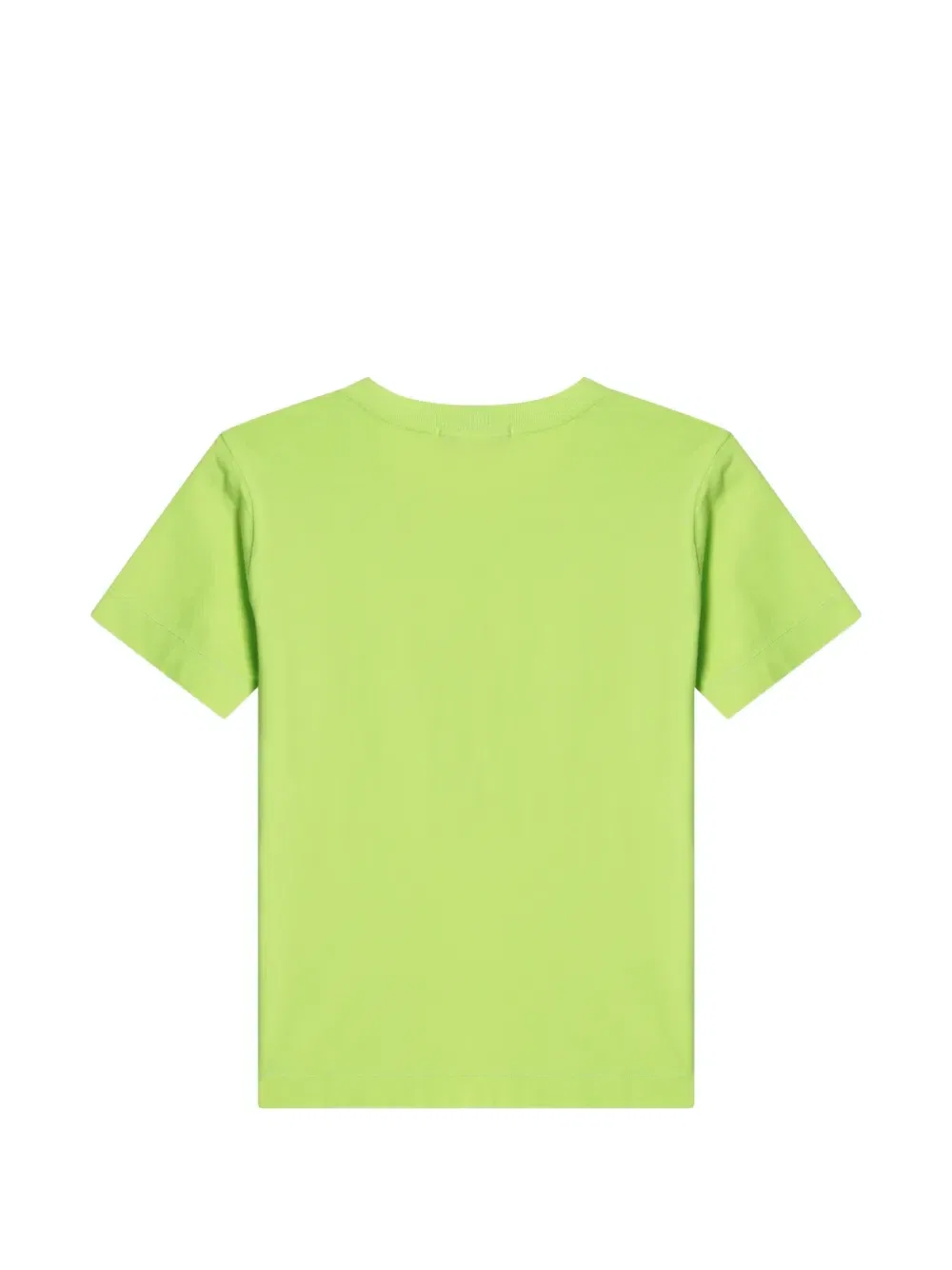 Футболка с круглым вырезом и нашивкой-логотипом Stone Island Junior, зеленый — фото 2