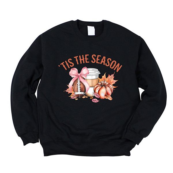 

Coquette tis the season fall - Женский графический свитшот Simply Sage Market, Midnight