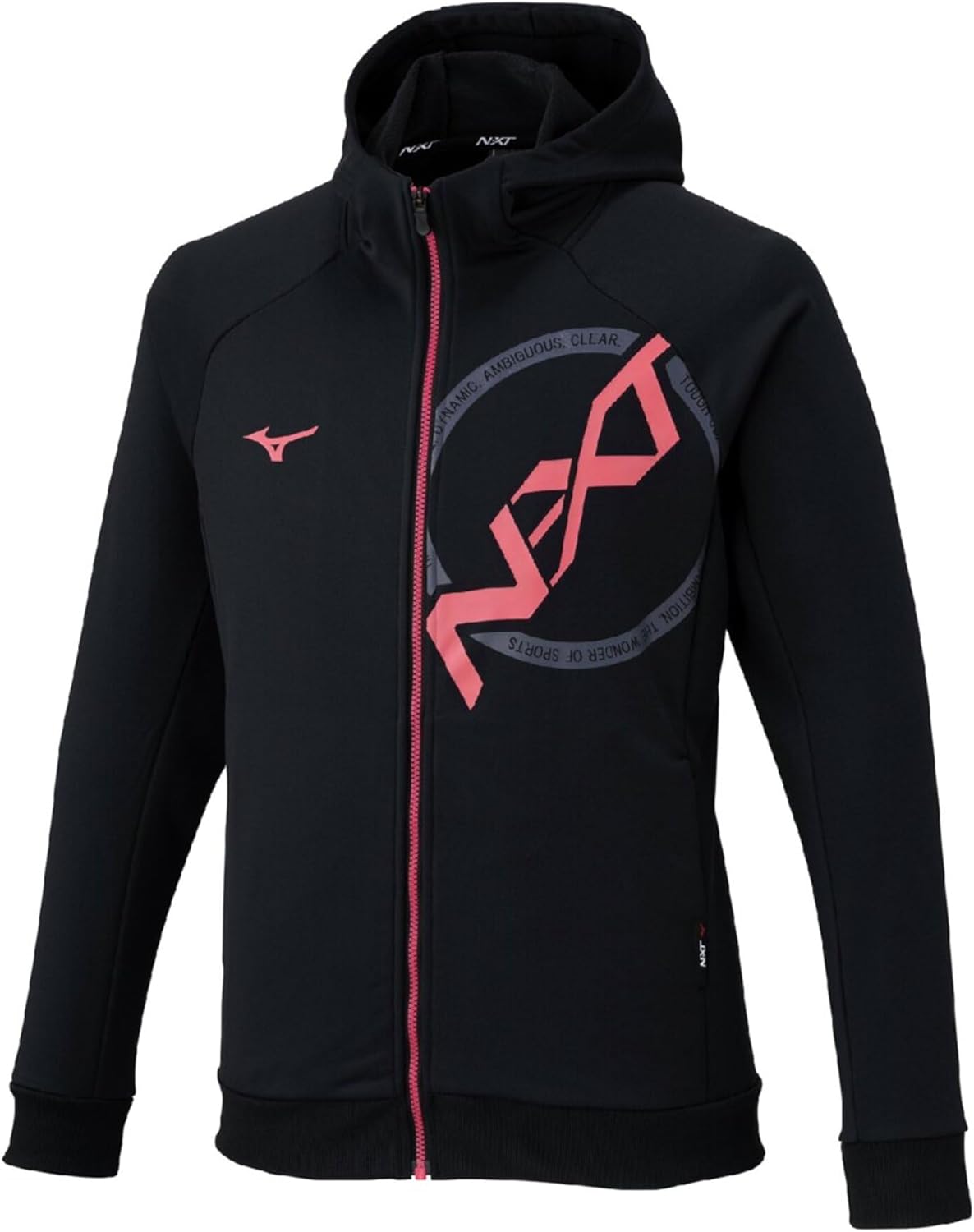 

Спортивная одежда Mizuno 32JCC766, носки N-XT, толстовка на молнии, быстросохнущая, черный