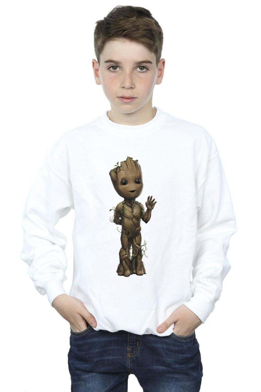 

Толстовка I Am Groot Wave Pose Marvel, белый