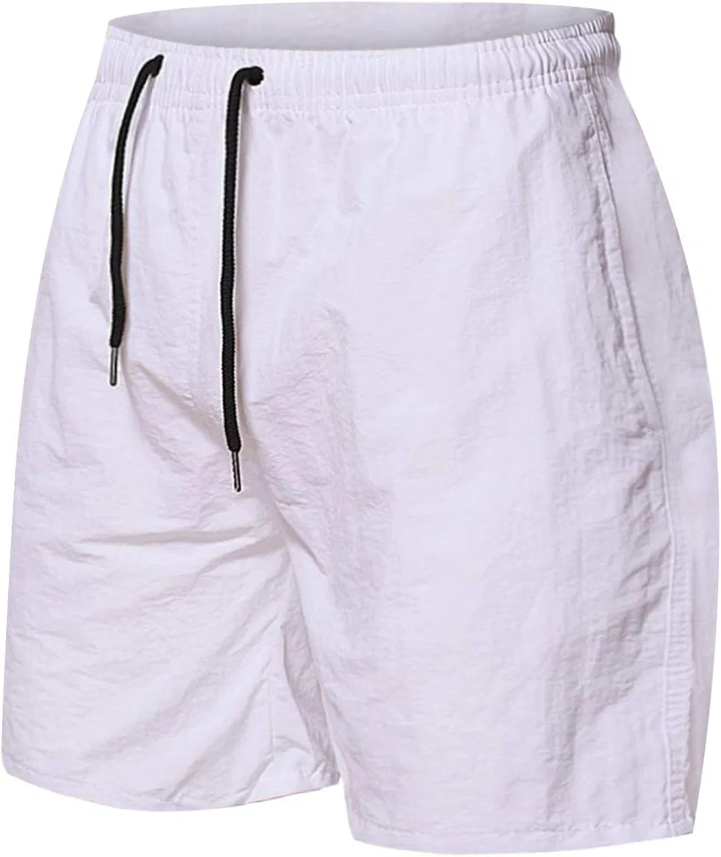 Шорты мужские спортивные легкие быстросохнущие с эластичным поясом, White#01 — фото 3