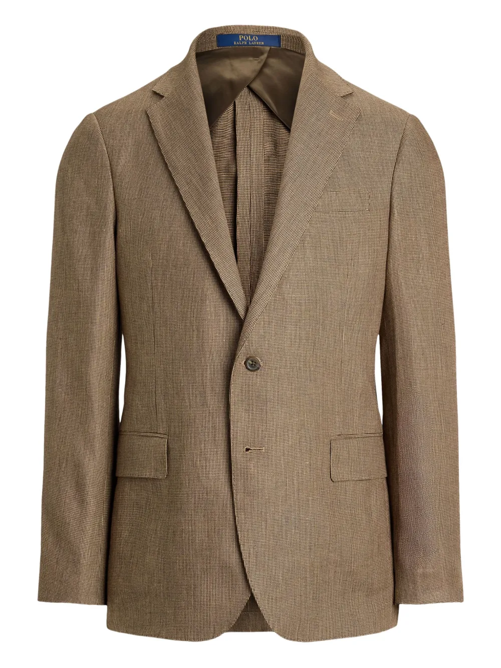 

Однобортный пиджак в клетку POLO RALPH LAUREN, коричневый