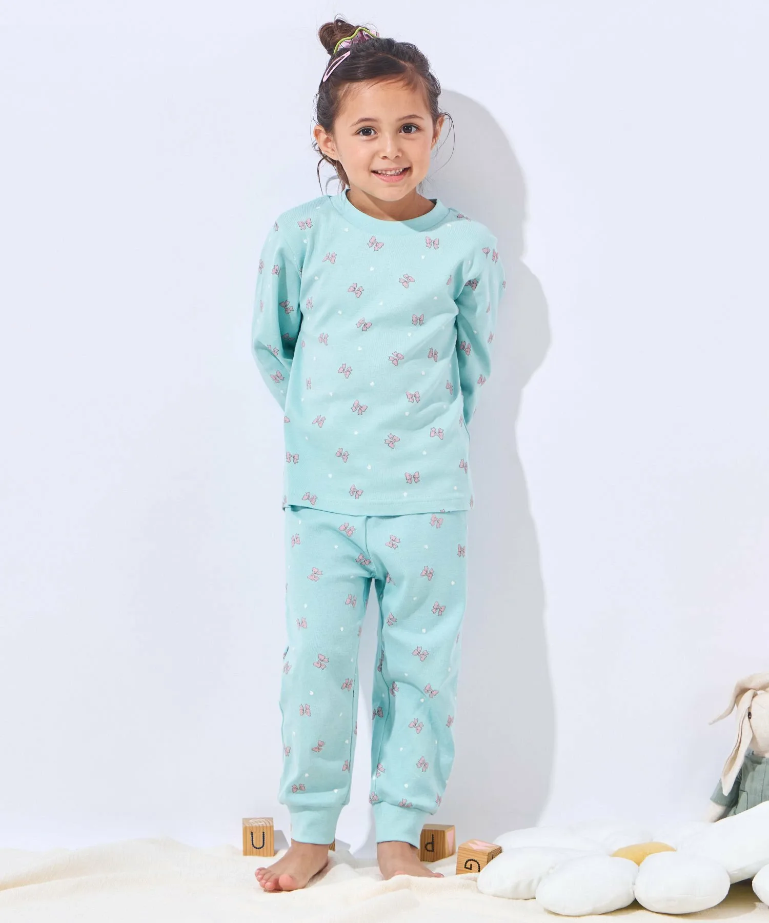 Домашняя одежда для девочек Ever Closet, Mint Ribbon — фото 2