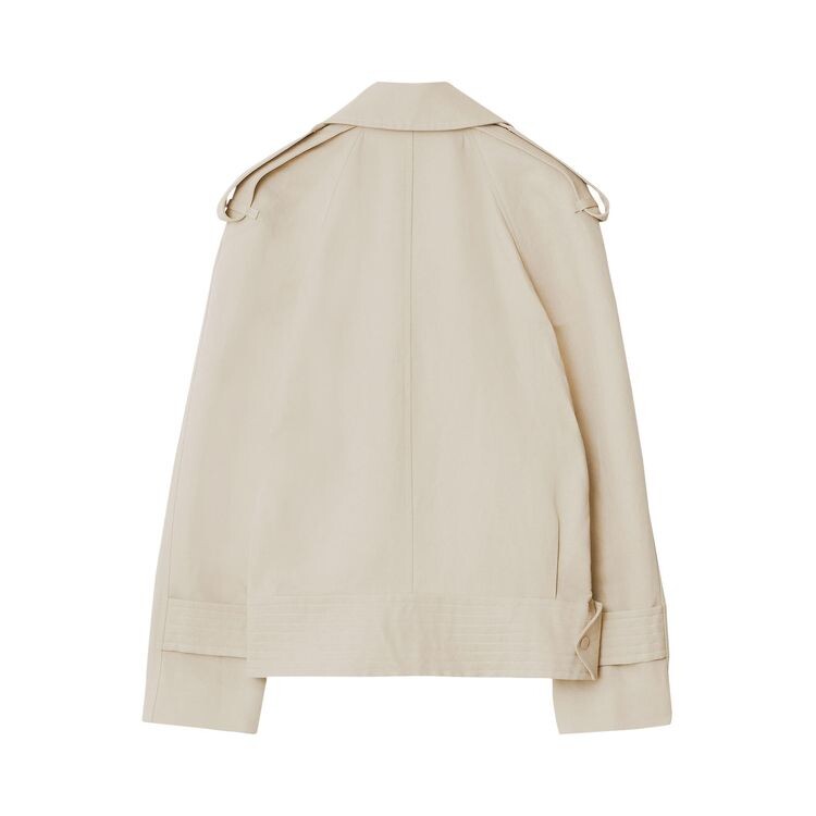 Куртка Burberry Canvas Trench Jacket, классический дизайн, желто-коричневый — фото 2
