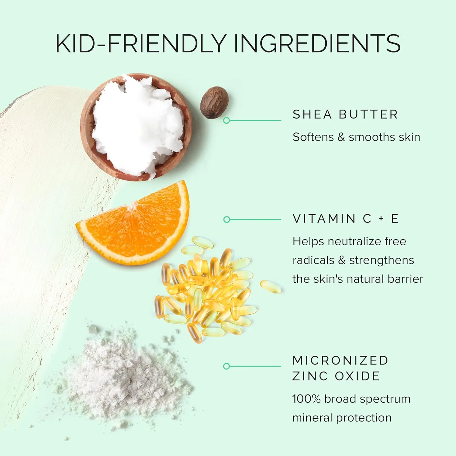 MDSolarSciences Mineral KidStick SPF 40, детский солнцезащитный стик с оксидом цинка, витаминами C и E, 17 г 17.01 г (1 шт.), No Color — фото 3