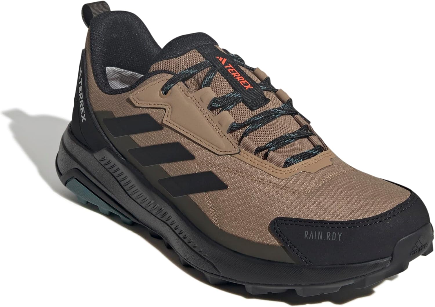 Мужские кроссовки Adidas Terrex Anylander Rain.rdy для походов, черный/оливковый — фото 4