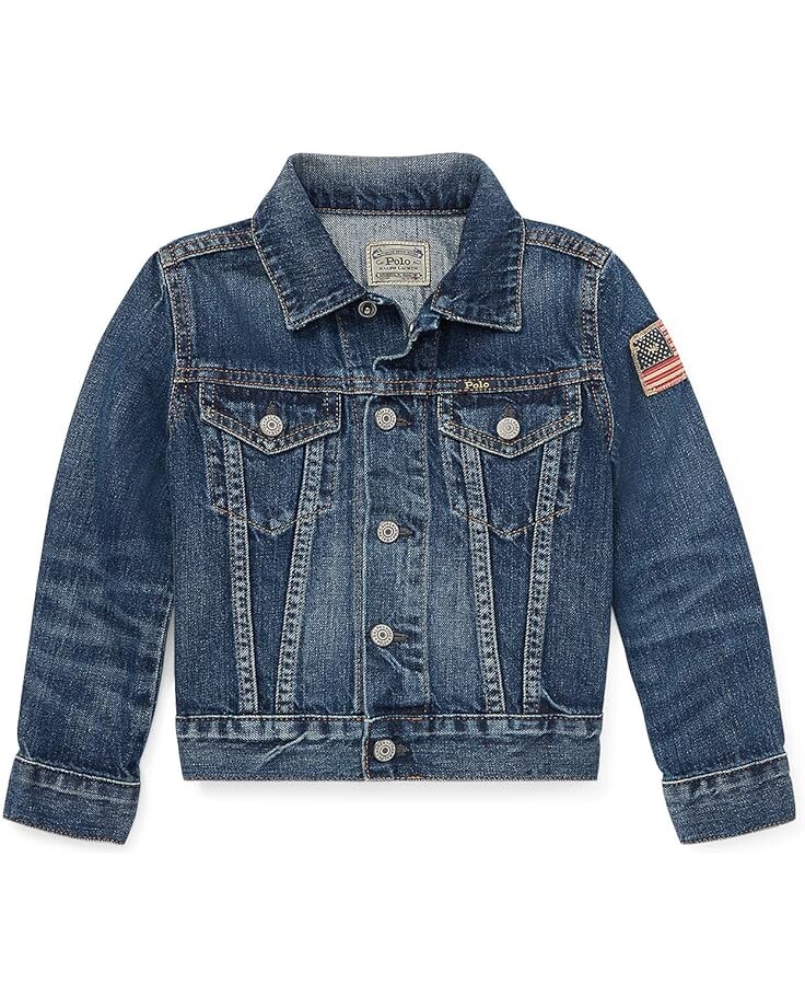 

Куртка Polo Ralph Lauren Kids Cotton Denim Trucker Jacket, цвет Gordon Wash