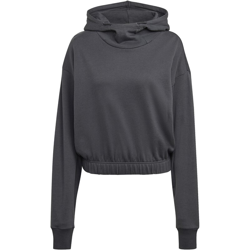 

Hooded sweatshirt w sl cro hd Adidas, цвет carbon