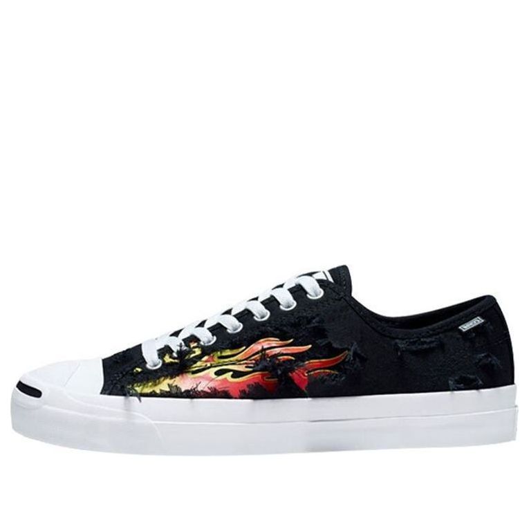 

Кеды Converse Jack Purcell Pro Low 'Black Flame', черный