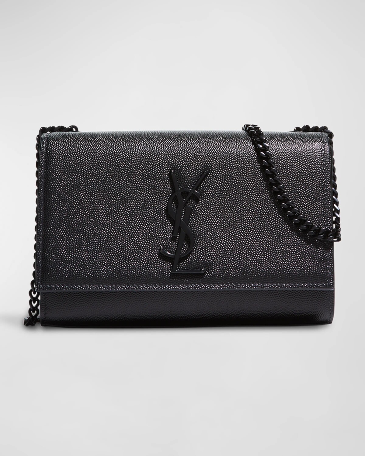 

Маленькая сумка через плечо Kate YSL из зерненой кожи Saint Laurent, цвет Black