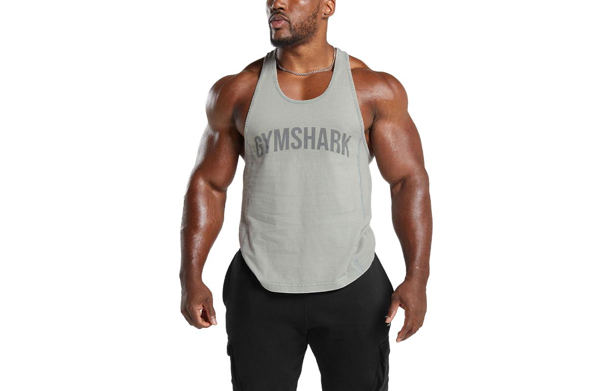 

Майка мужская дымчато-серая GYMSHARK, Smoke Gray