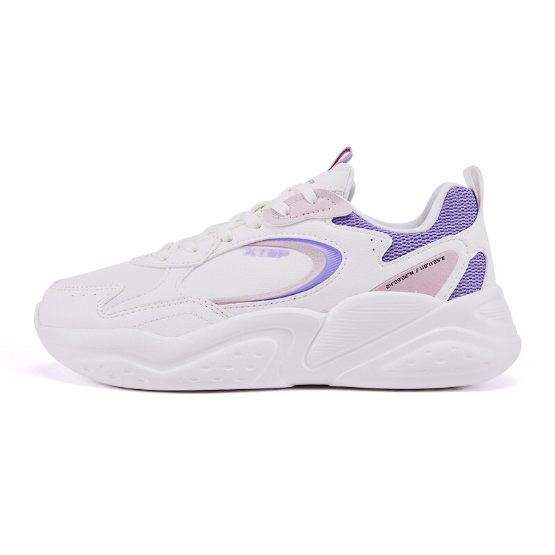

Кроссовки женские с низким верхом Sail White/Iris Purple Xtep
