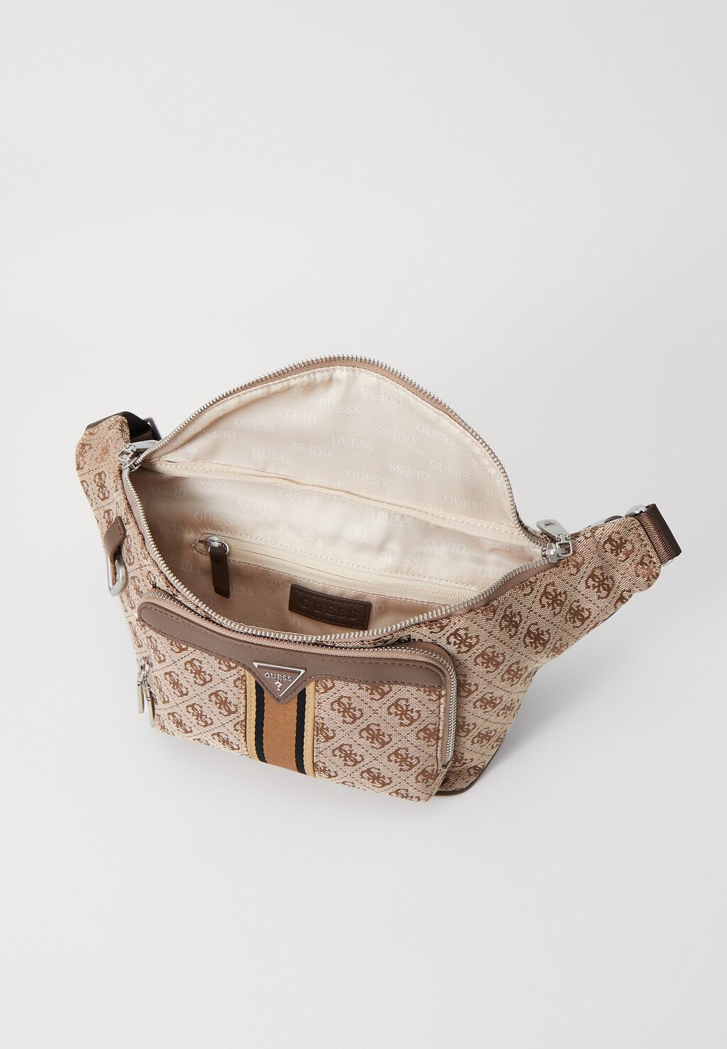 

Поясная сумка MILANO MAXI BUM BAG WITH FRONT Guess, бежевый