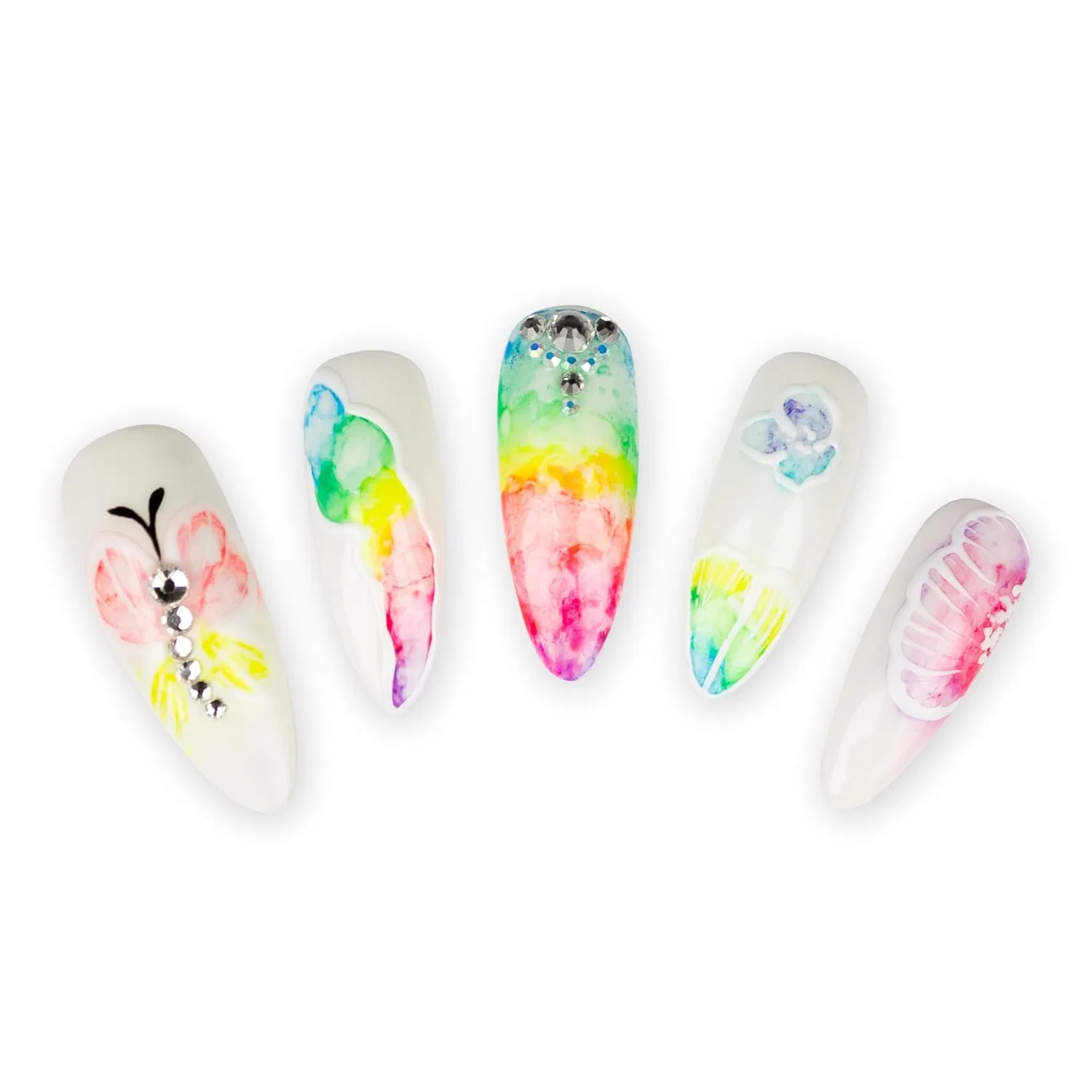 Чернила для дизайна ногтей Colour Ink Nail Art Ink Black Marble Look 12 мл Nd24 Naildesign, Black — фото 4