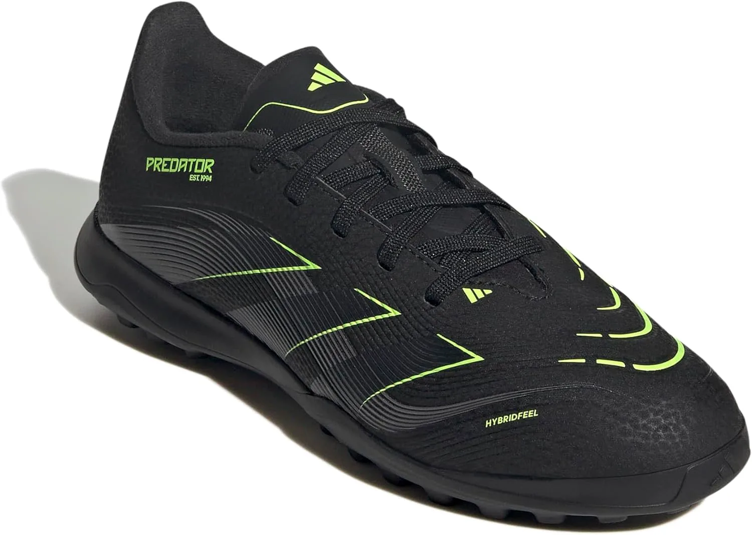 Футбольные кроссовки Adidas Originals Boys' League Predator для игры на траве, черный — фото 4