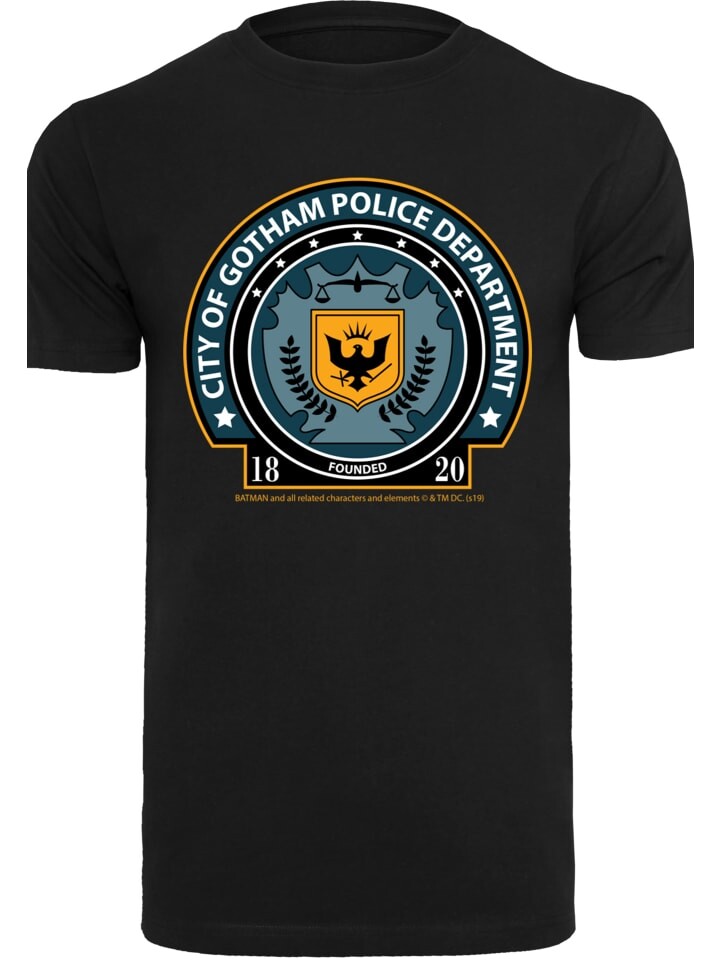 

Футболка F4NT4STIC DC Comis Superhelden Batman Gotham Police Dept, черный