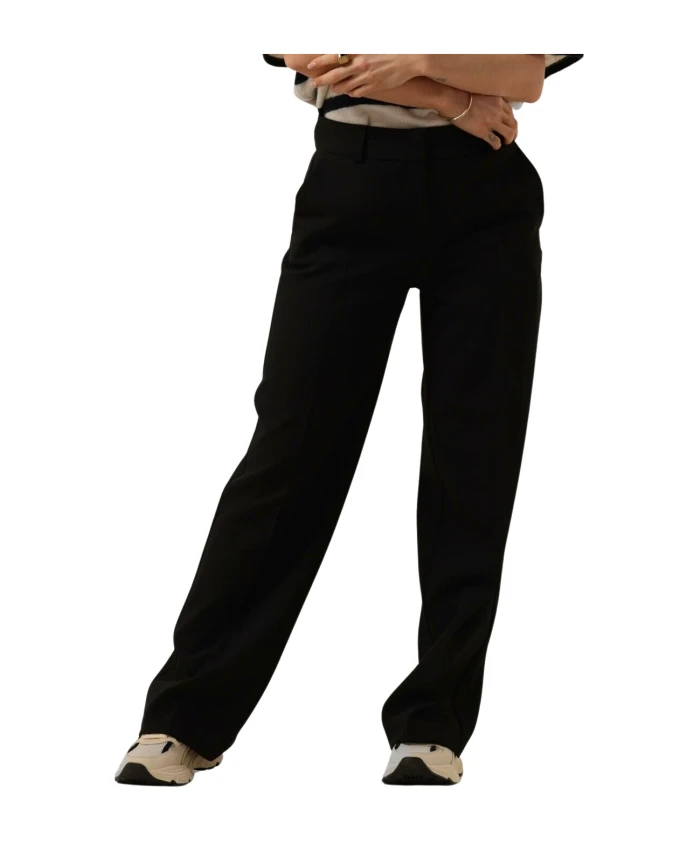 

Широкие, элегантные черные брюки Selected Femme, черный